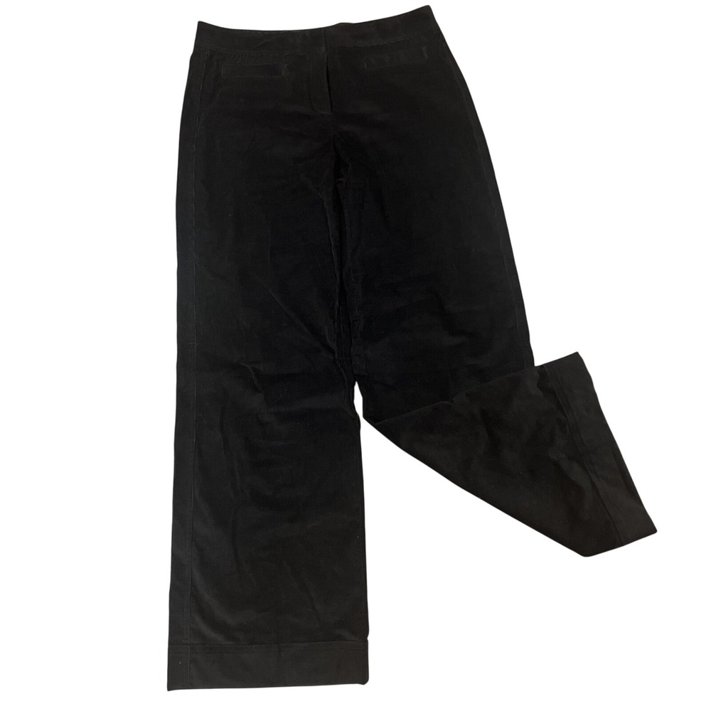 Express Pants Womens 7/8 Brown Corduroy Stretch Wide Leg‎ Mid Rise Trousers